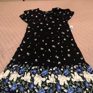 Black Floral Dress